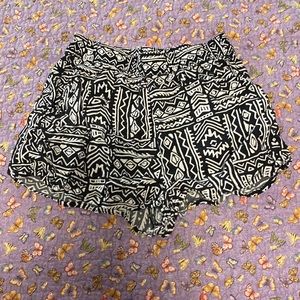 H&M Tribal Print Shorts